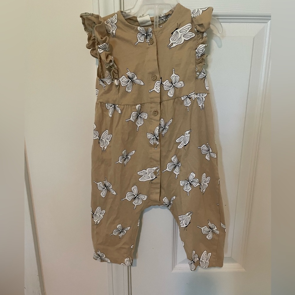 Bundle of dresses and overalls for 6-9 months old from H&M and Carter’s